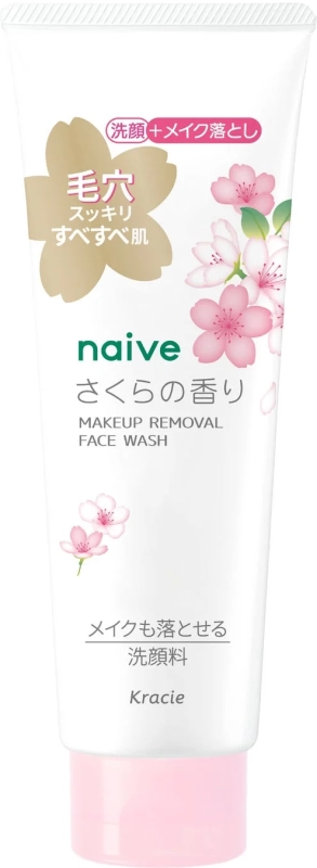 ナイーブ メイク落とし洗顔フォーム （さくらの香り）