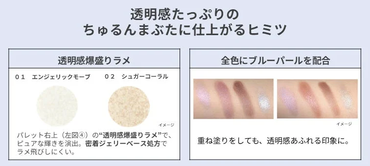 ラメ・ブルーパール特徴画像