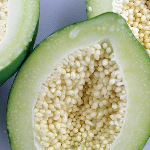 青パパイヤの断面