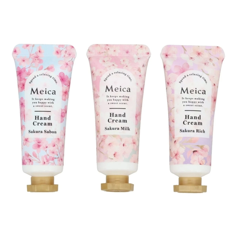 Meicaハンドクリーム3本セット さくら 2026 全体