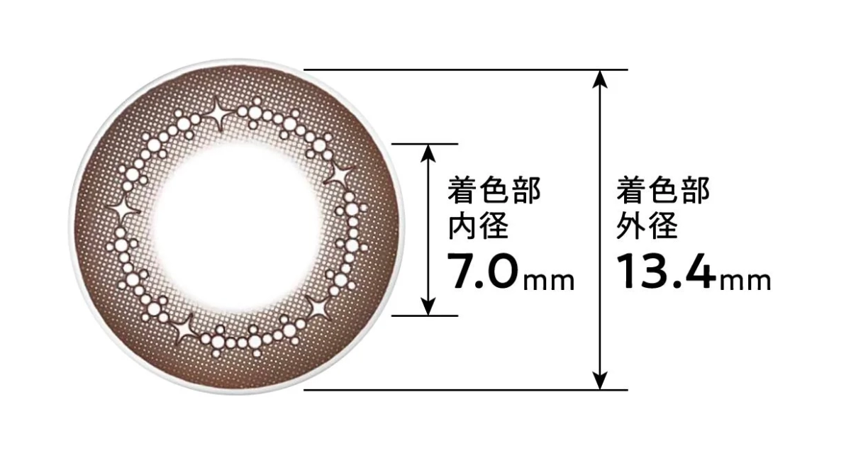 ヒロインブラウン 着色部