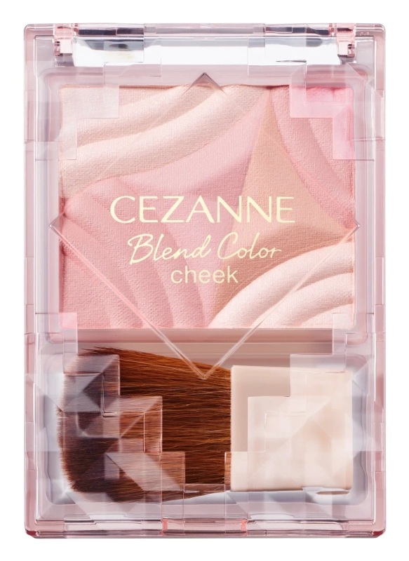 セザンヌ ブレンドカラーチーク 03 サクラミルフィーユ & H1 ペールハイライト