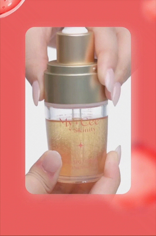 美容液を混ぜる様子