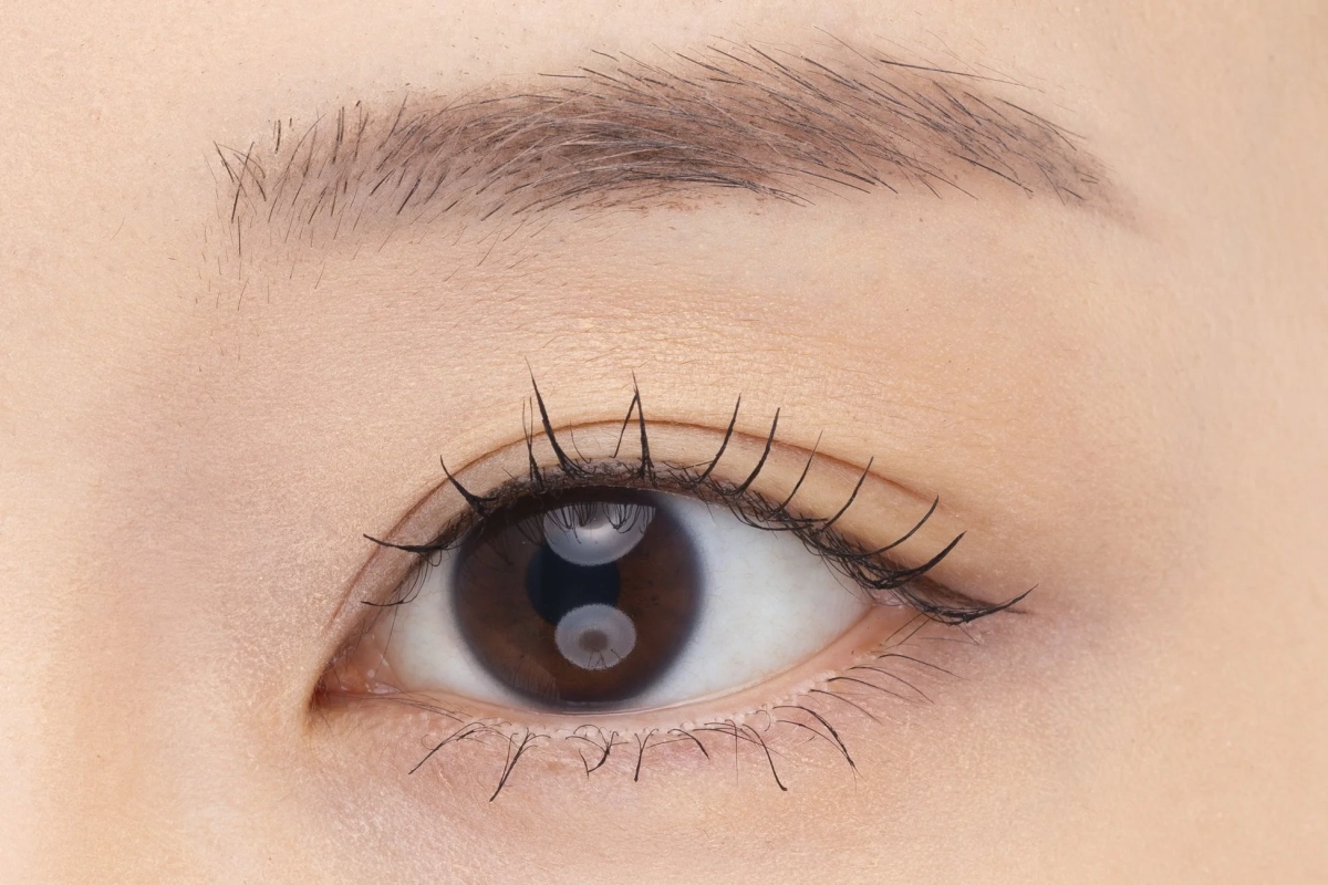 マスカラを塗ったまつ毛の仕上がりイメージ