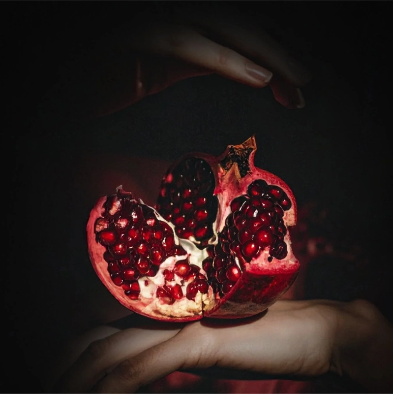 ざくろのクローズアップ